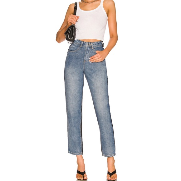 Two-Toned Mom Jeans - Picture 8 of 9